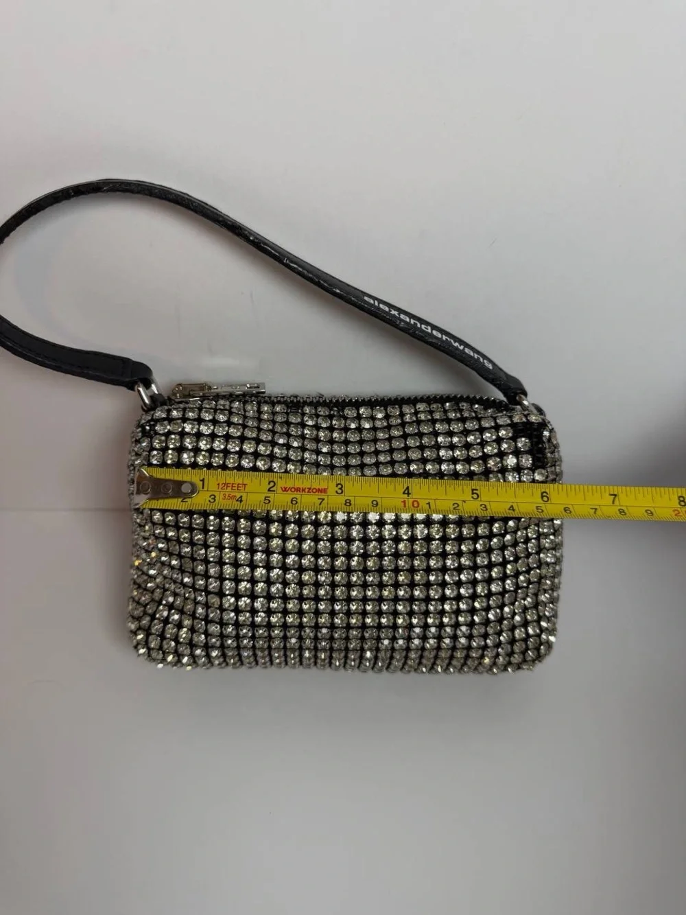 Alexander Wang Heiress Pouch Shimmer Evening Bag